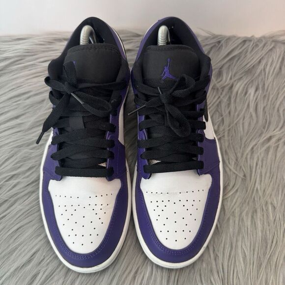 Nike Air Jordan 1 Low Court Purple Size 8.5 - Picture 4 of 16